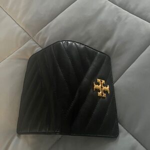 Tory Burch Leather quilted compact wallet